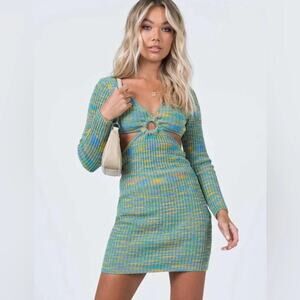 Princess Polly NWT Lucia Cut Out Festival Rave Mini Dress Size 10